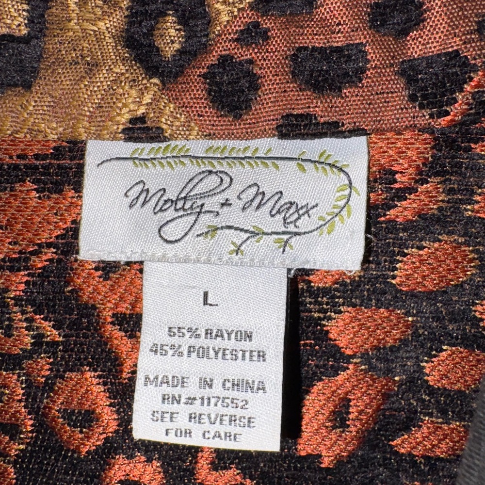 Molly & Maxx Leopard Print Jacket - Picture 2 of 2
